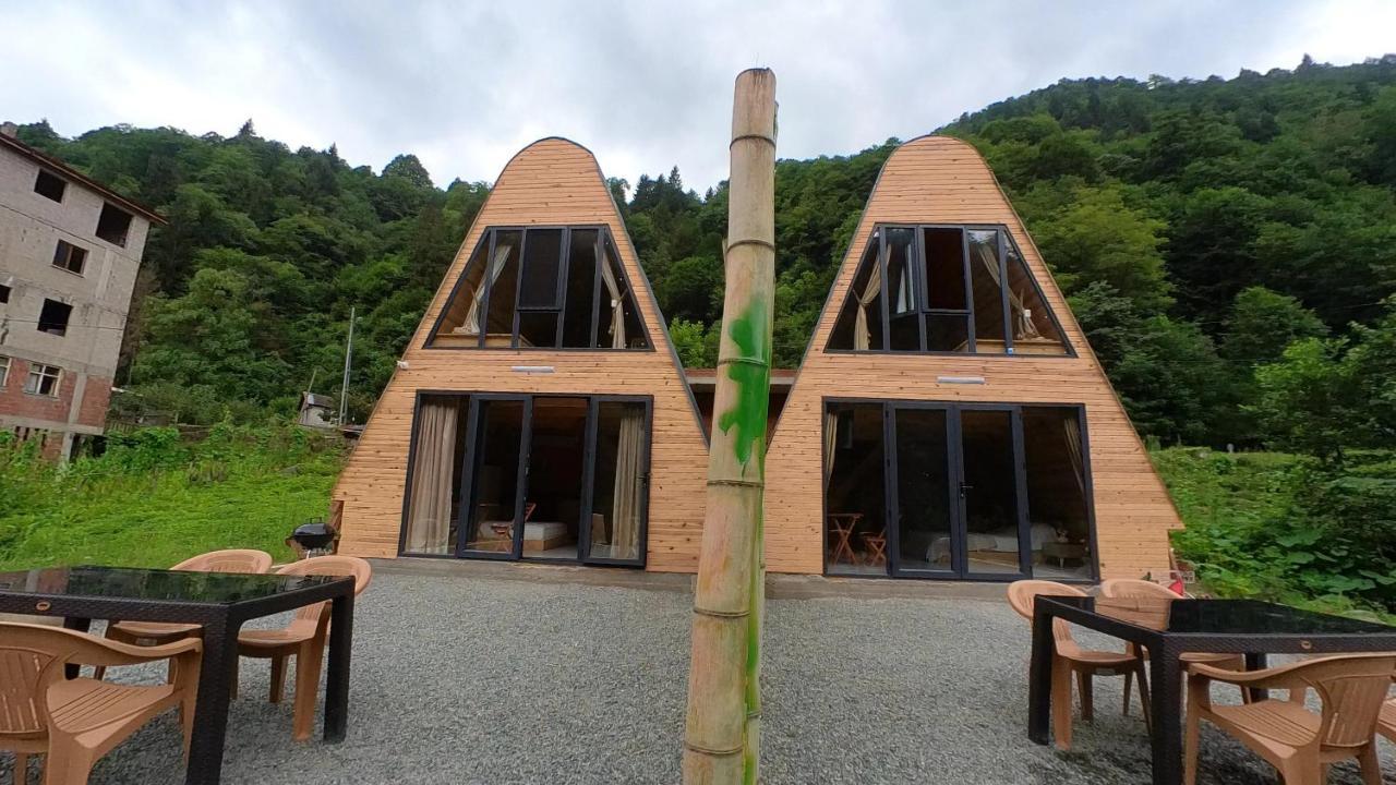 Hayde Bungalow Çamlıhemşin Buitenkant foto