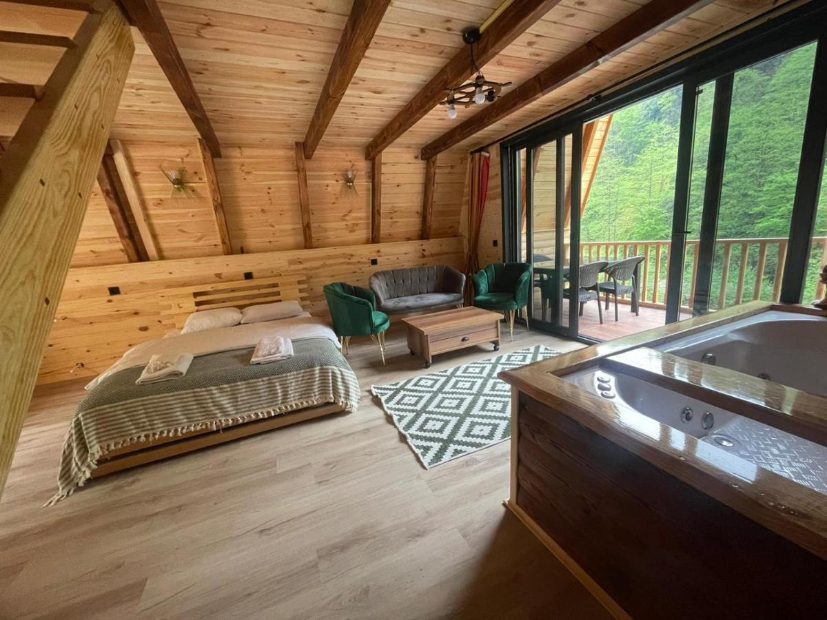 Hayde Bungalow Çamlıhemşin Buitenkant foto